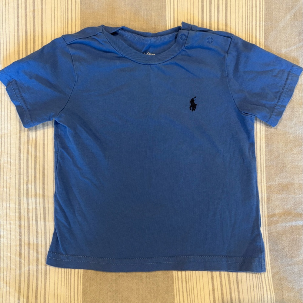 Ralph Lauren Blue Baby Shirt- 12 months